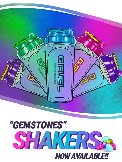G FUEL Gemstone Shaker Cups are now available