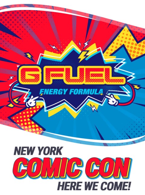 Visit G FUEL at New York Comic Con 2019 booth 630