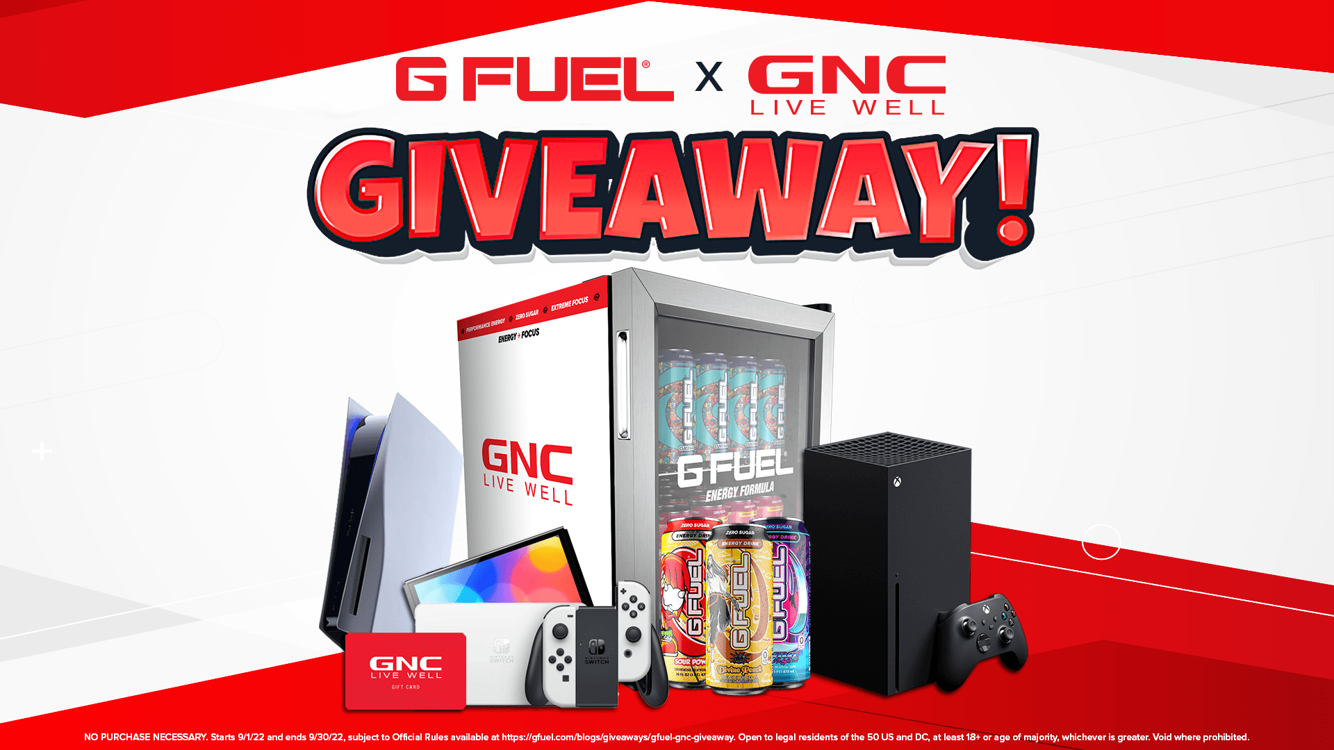 GFUEL and GNC Giveaway