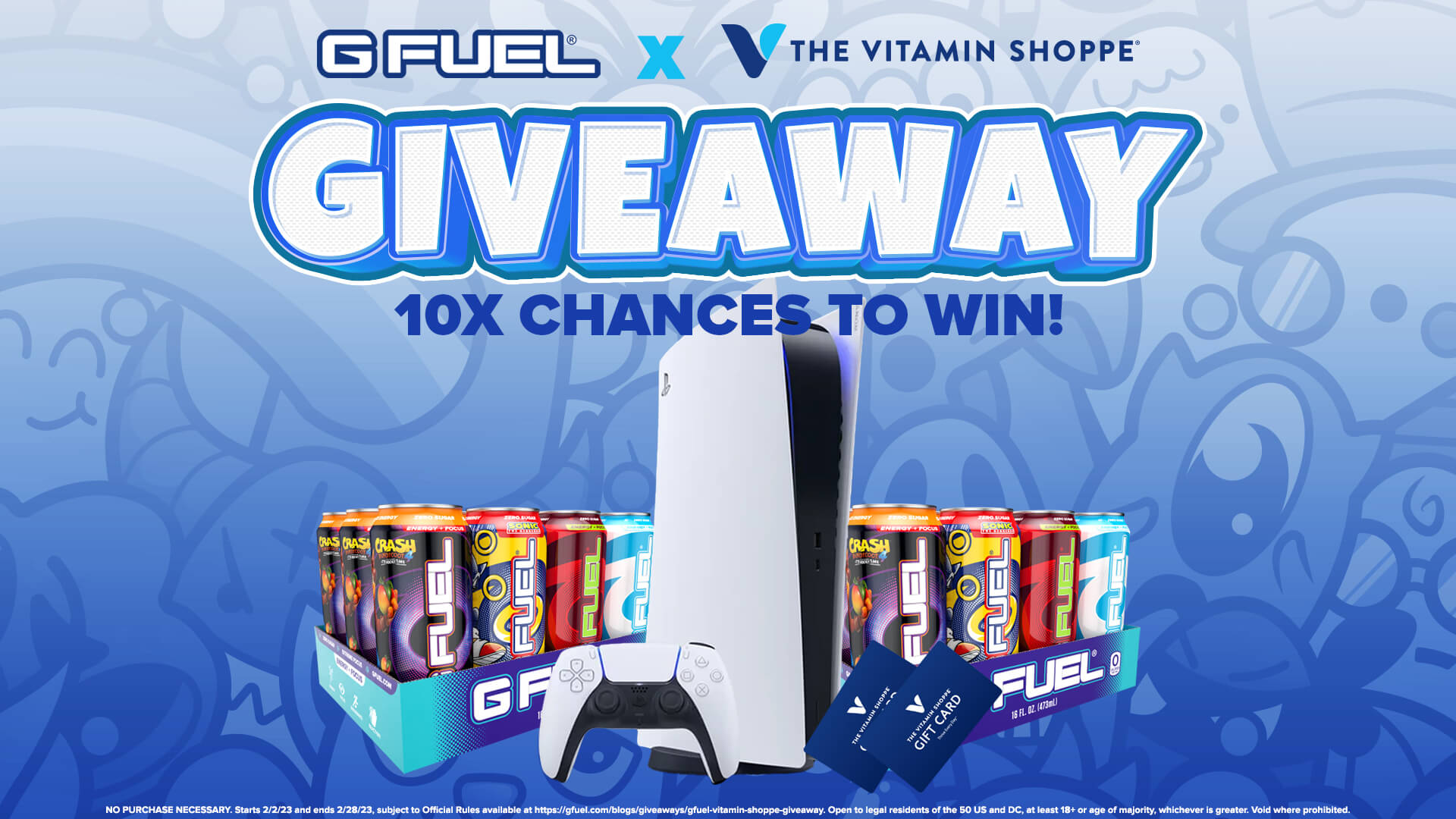 G FUEL x The Vitamin Shoppe Giveaway!