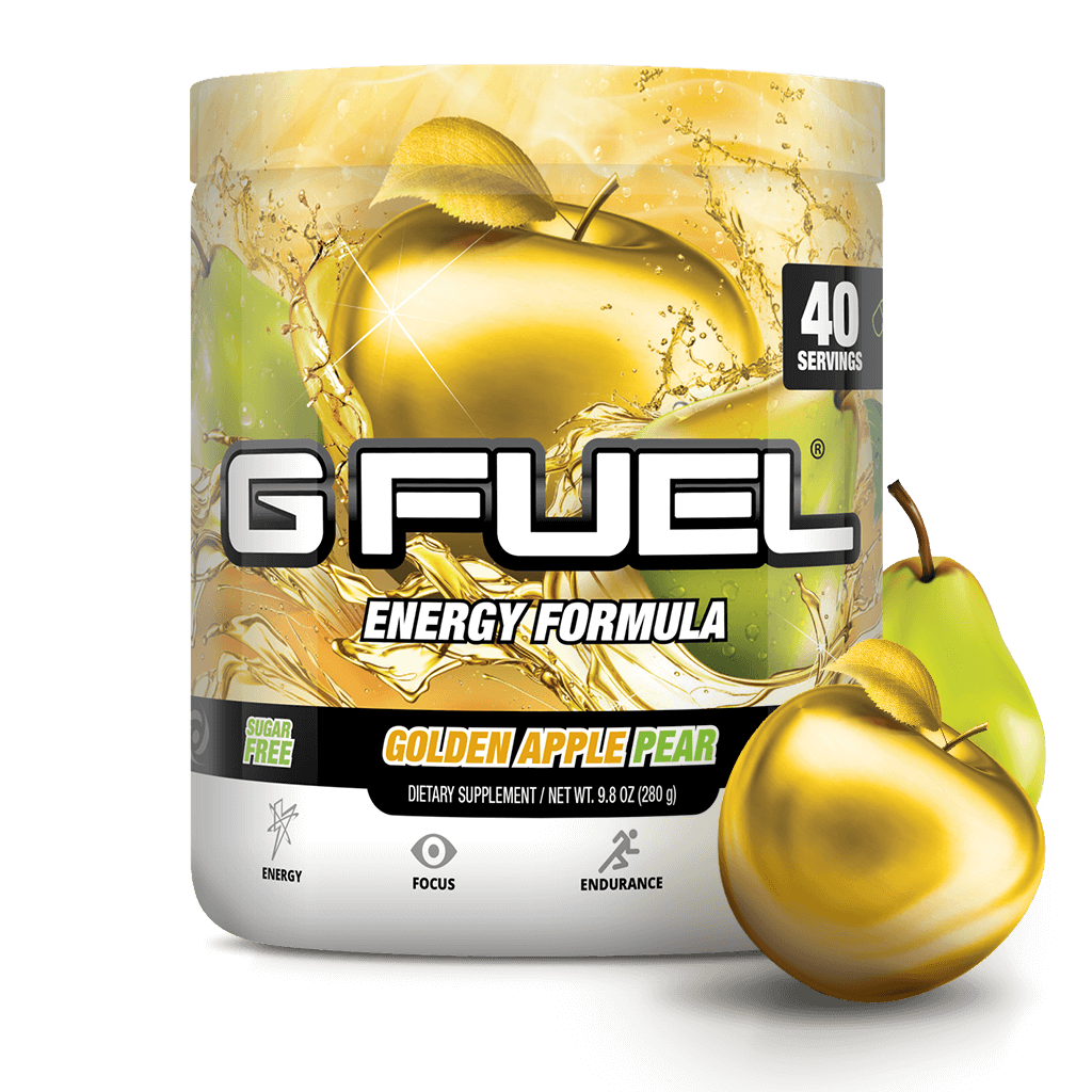 G Fuel Golden Apple Pear Tub Healthy Energy Gamer Fuel