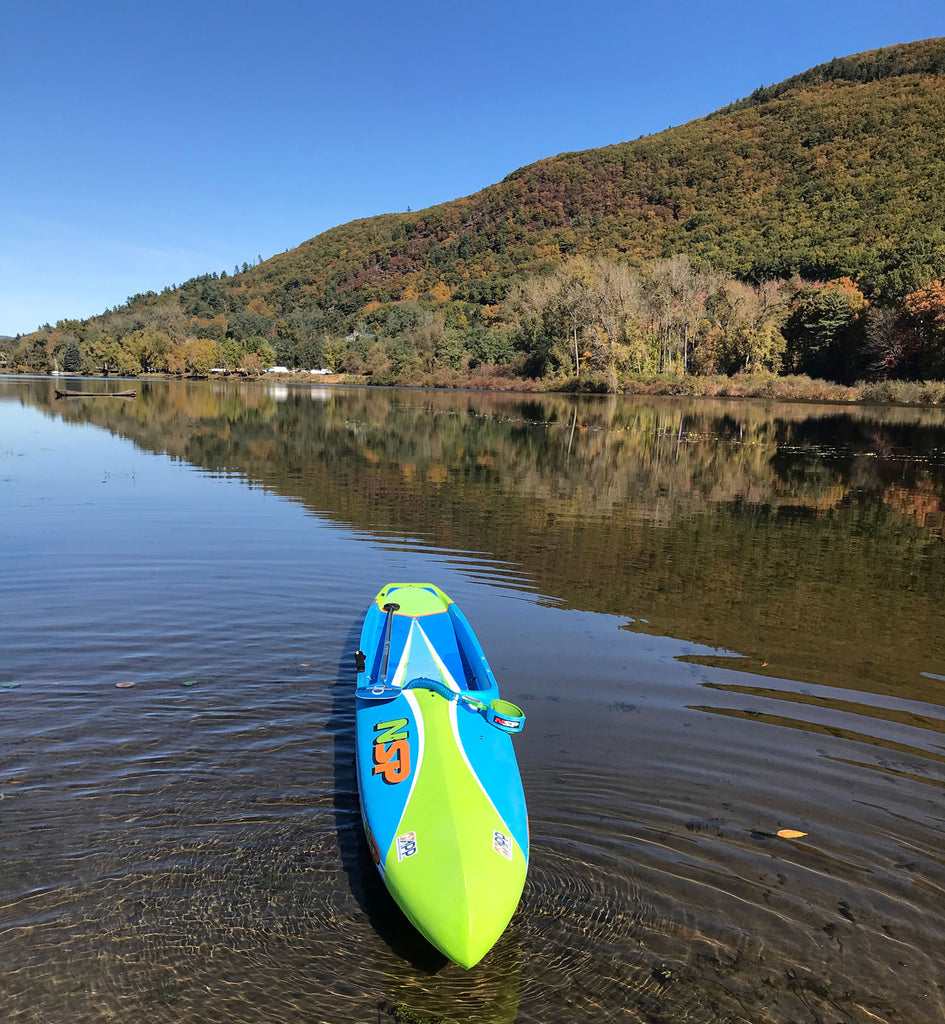 paddle boarding on the Connecticut river
