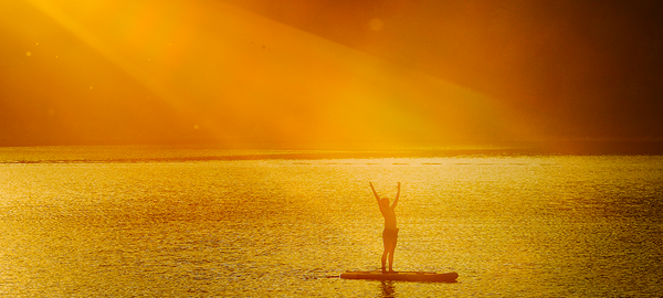 yoga stand up paddle boarding