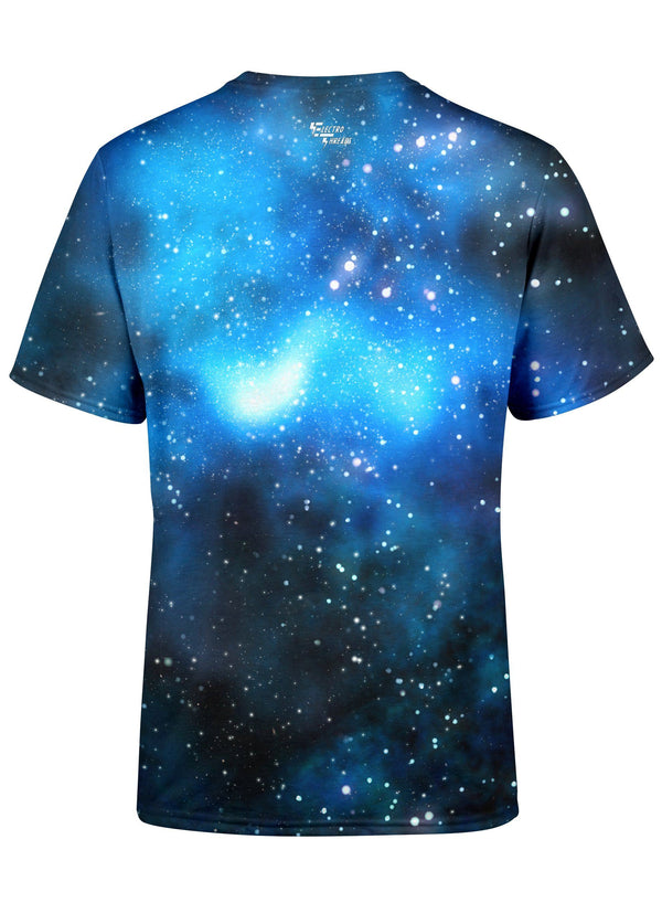 Blue Galaxy Unisex Crew - Electro Threads