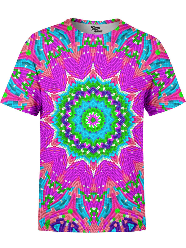 Colorful Blocks Mandala Unisex Shirt - Electro Threads