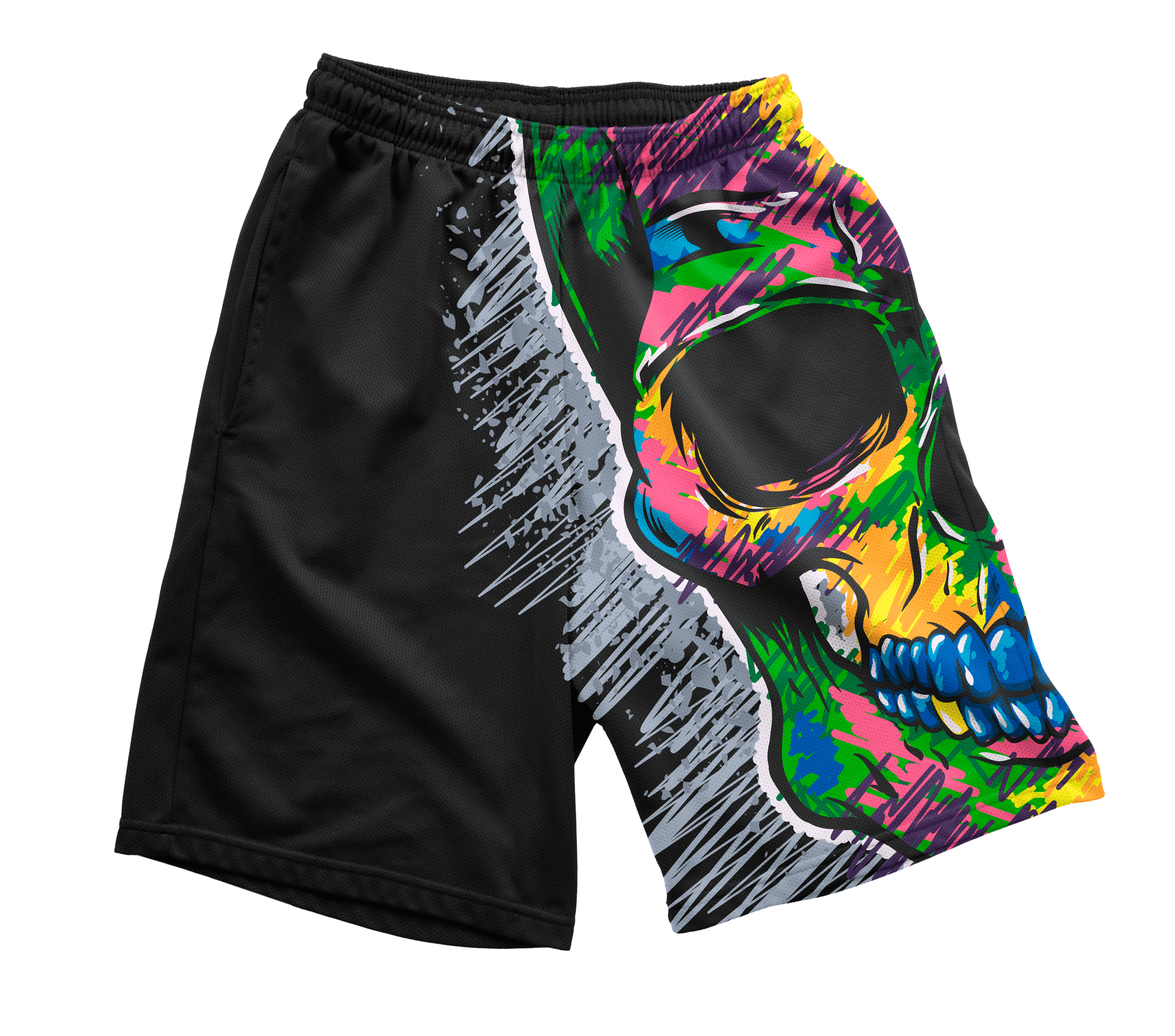 Death Scribble Shorts - Electro Threads