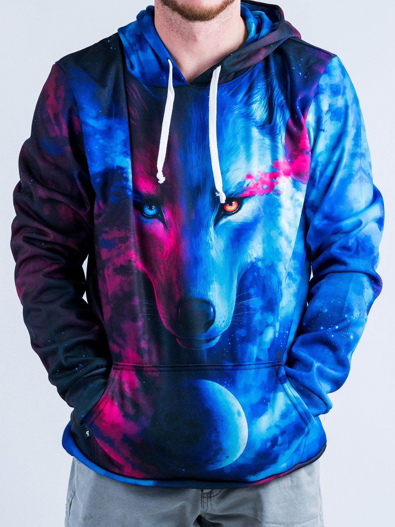 hoodies with wolf designs