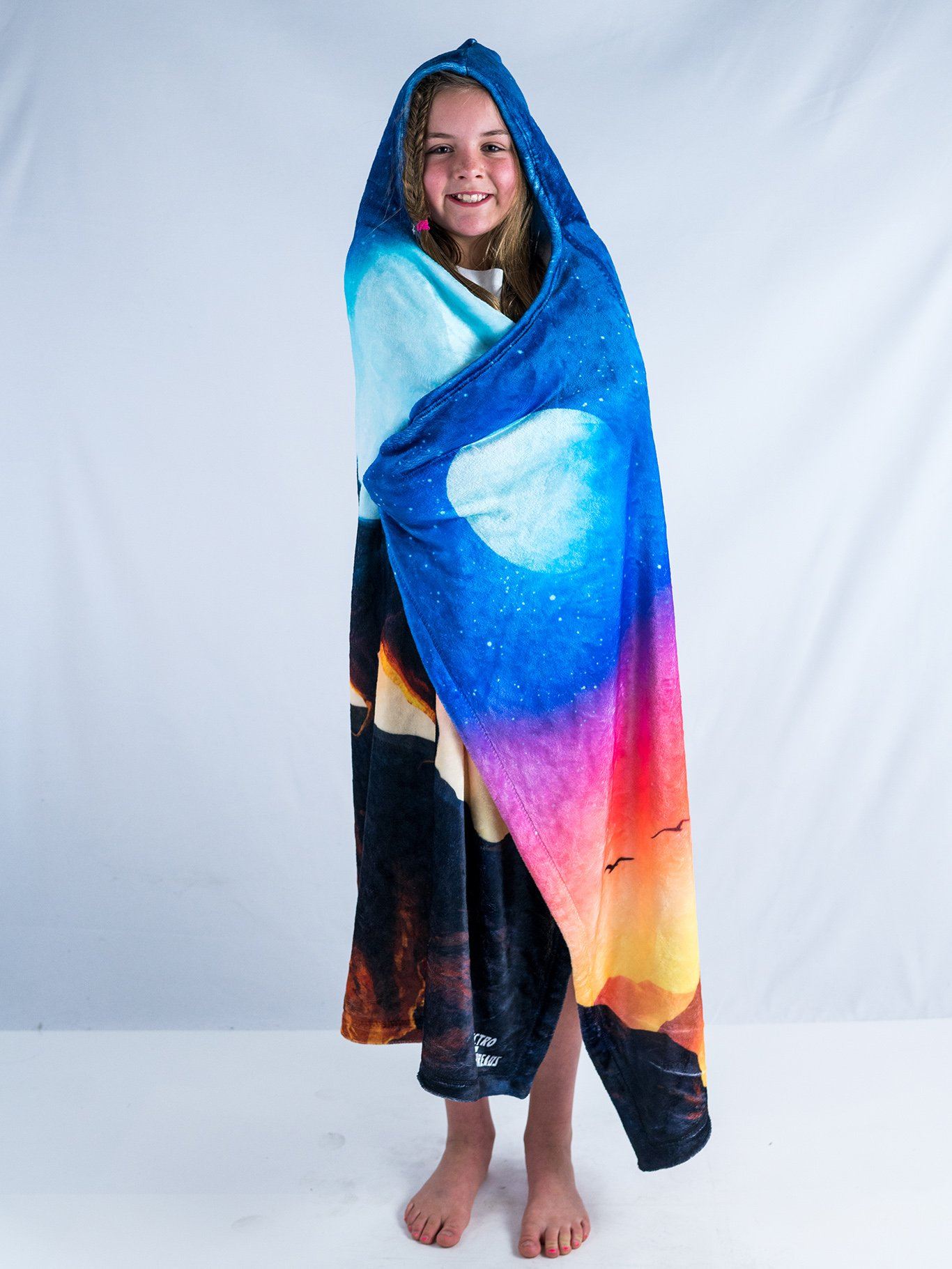 Kids The Circle Of Life Hooded Blanket Electro Threads