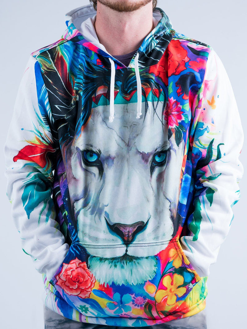 King of Lions Unisex Hoodie - Electro Threads