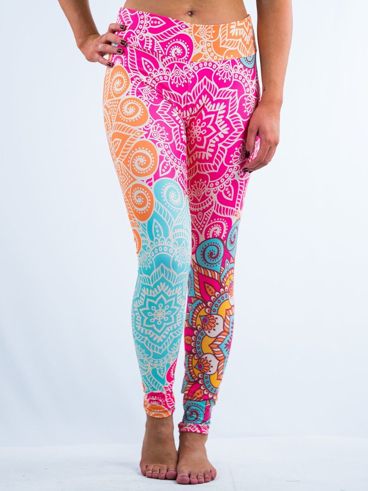 Mandala Leggings - Electro Threads