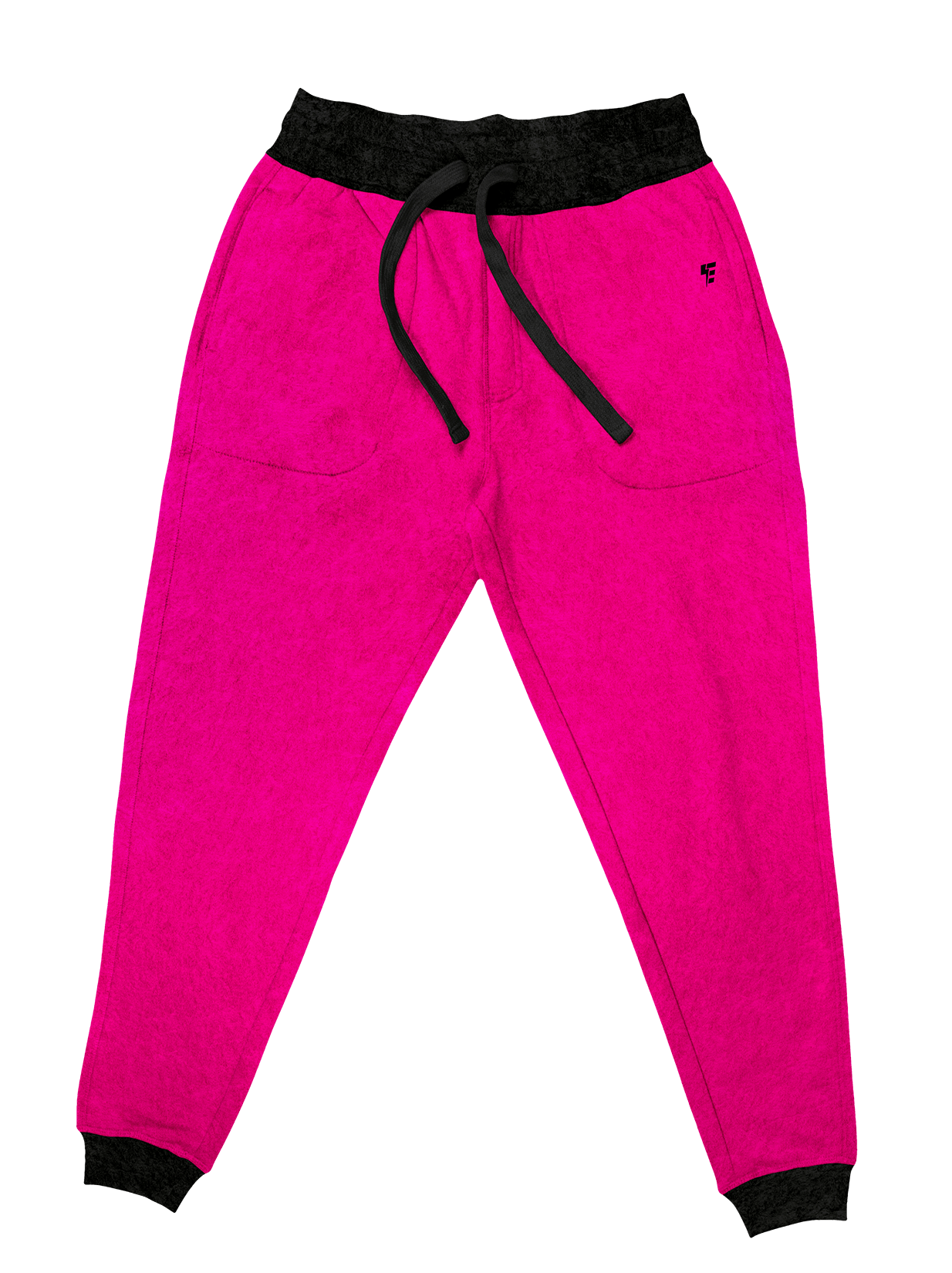 neon pink joggers