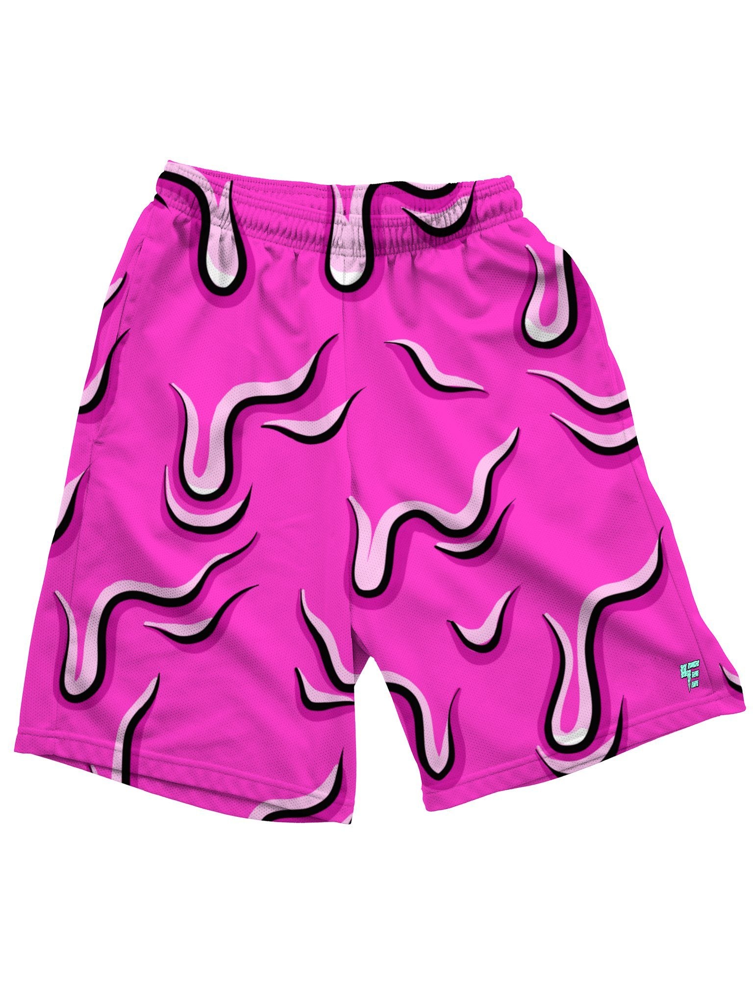 neon pink mens shorts