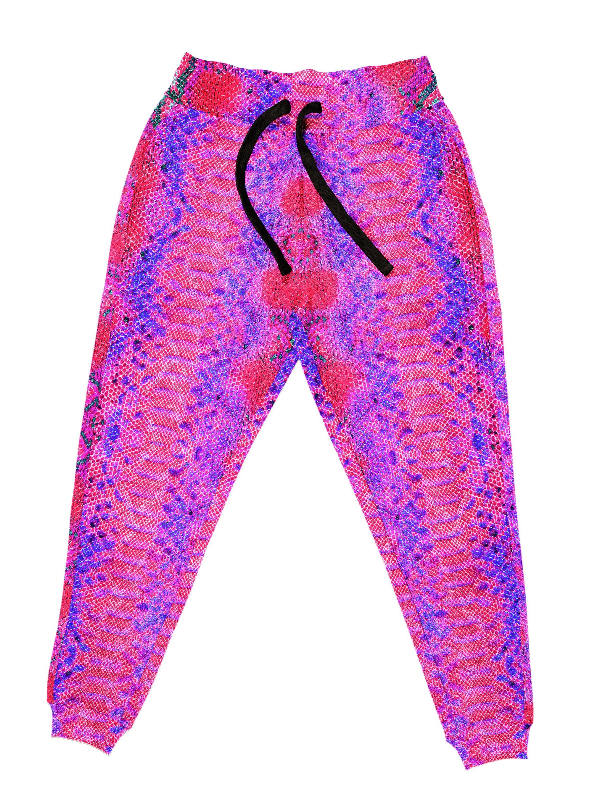 Neon Festival Snakeskin Unisex Joggers - Electro Threads