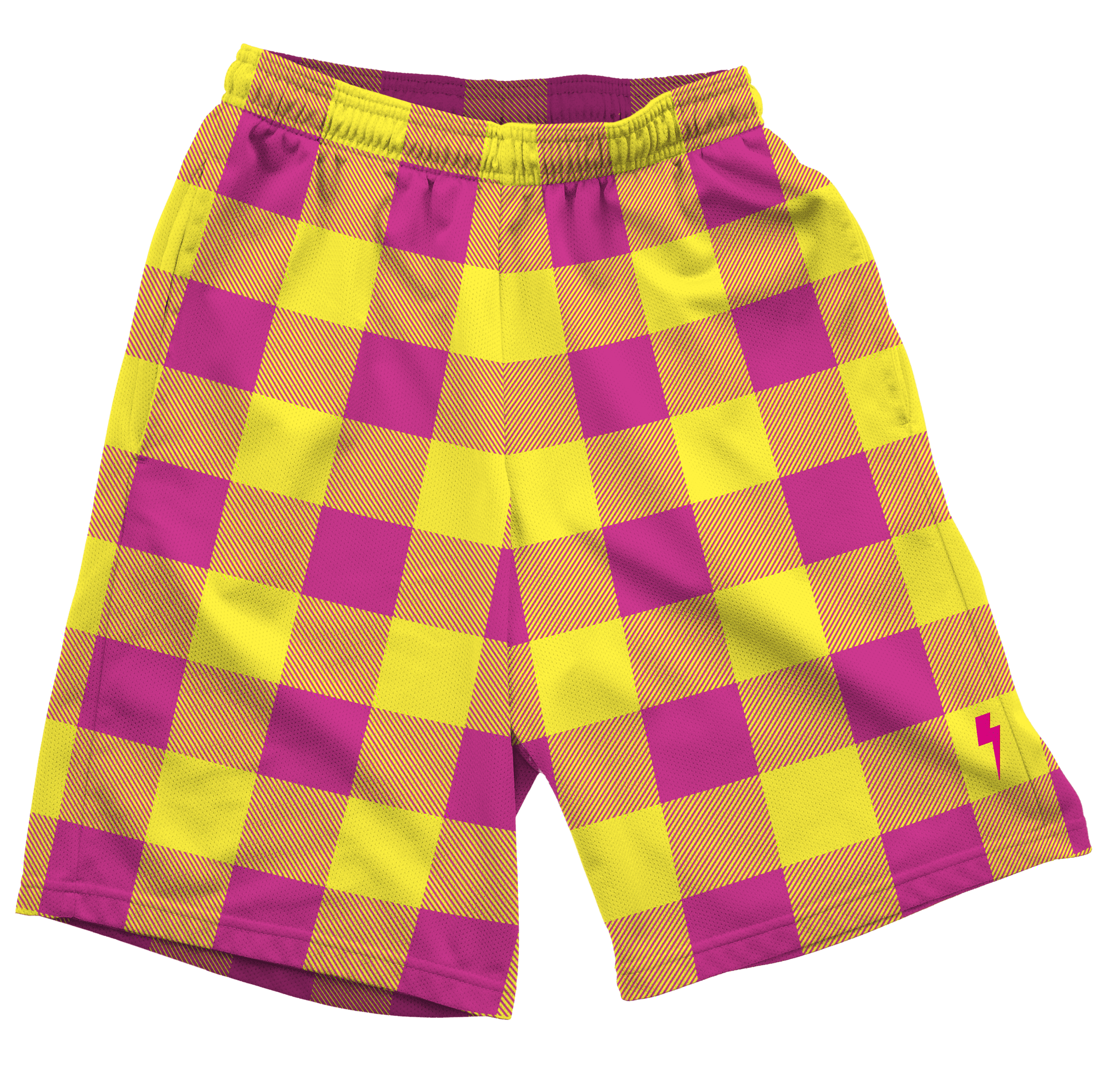 Neon Pink & Yellow Shorts - Electro Threads