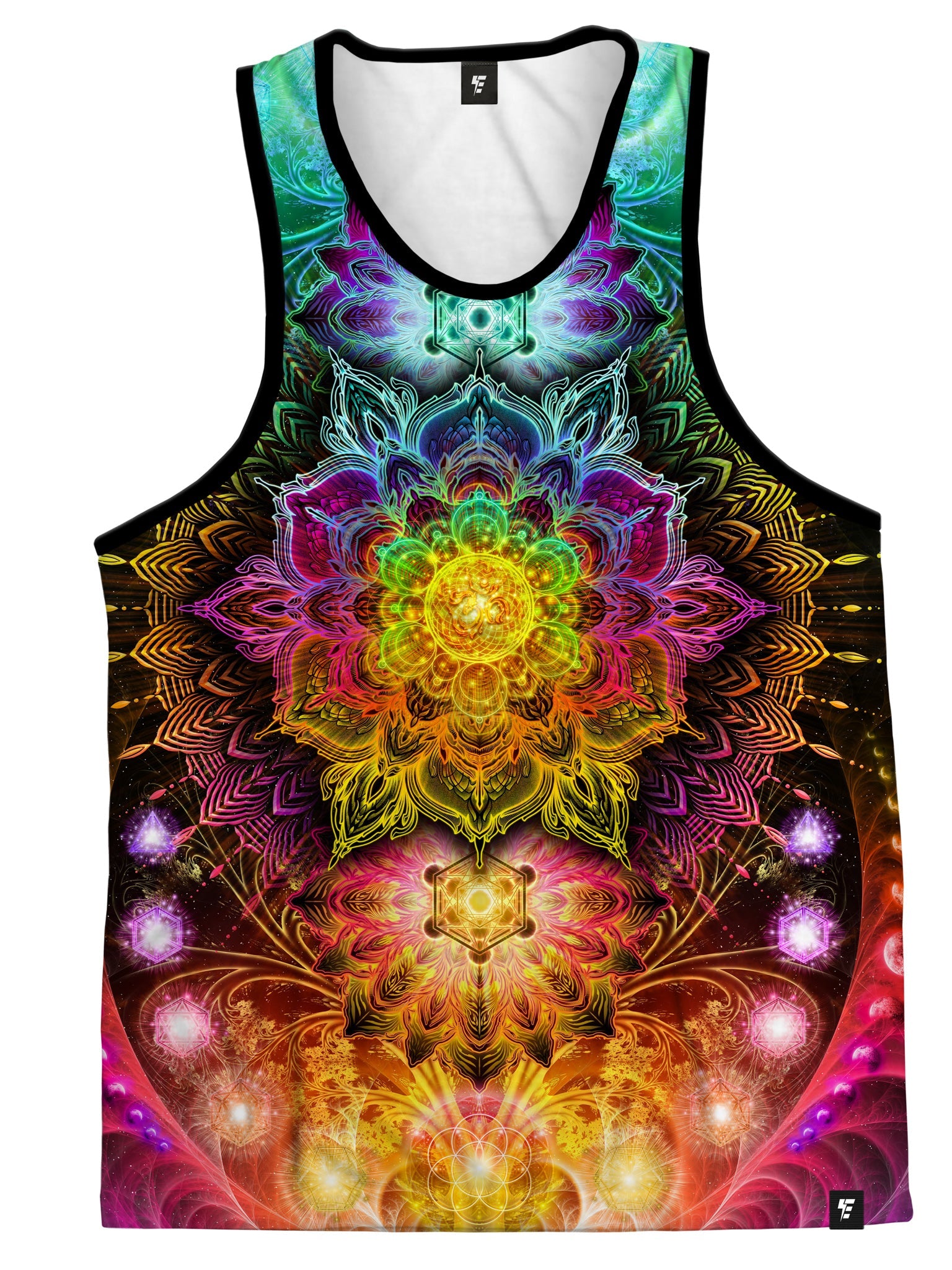 Electro Pink Mandala Unisex Tank Top - Electro Threads