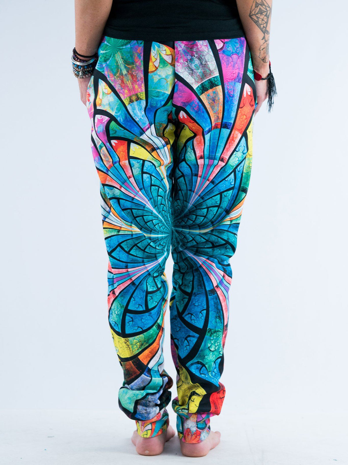 Optical Stained Glass Unisex Joggers - Electro Threads