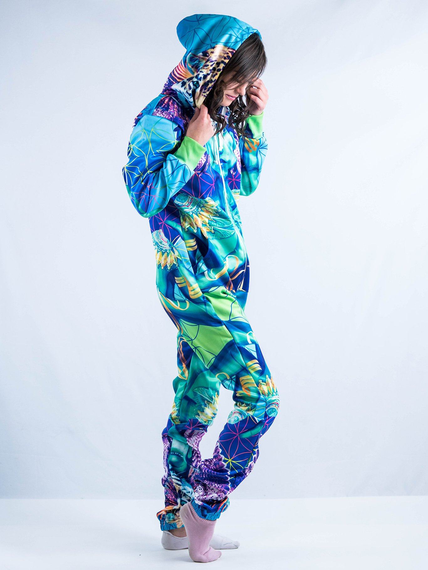 Neon Nuclear Adult Onesie - Electro Threads