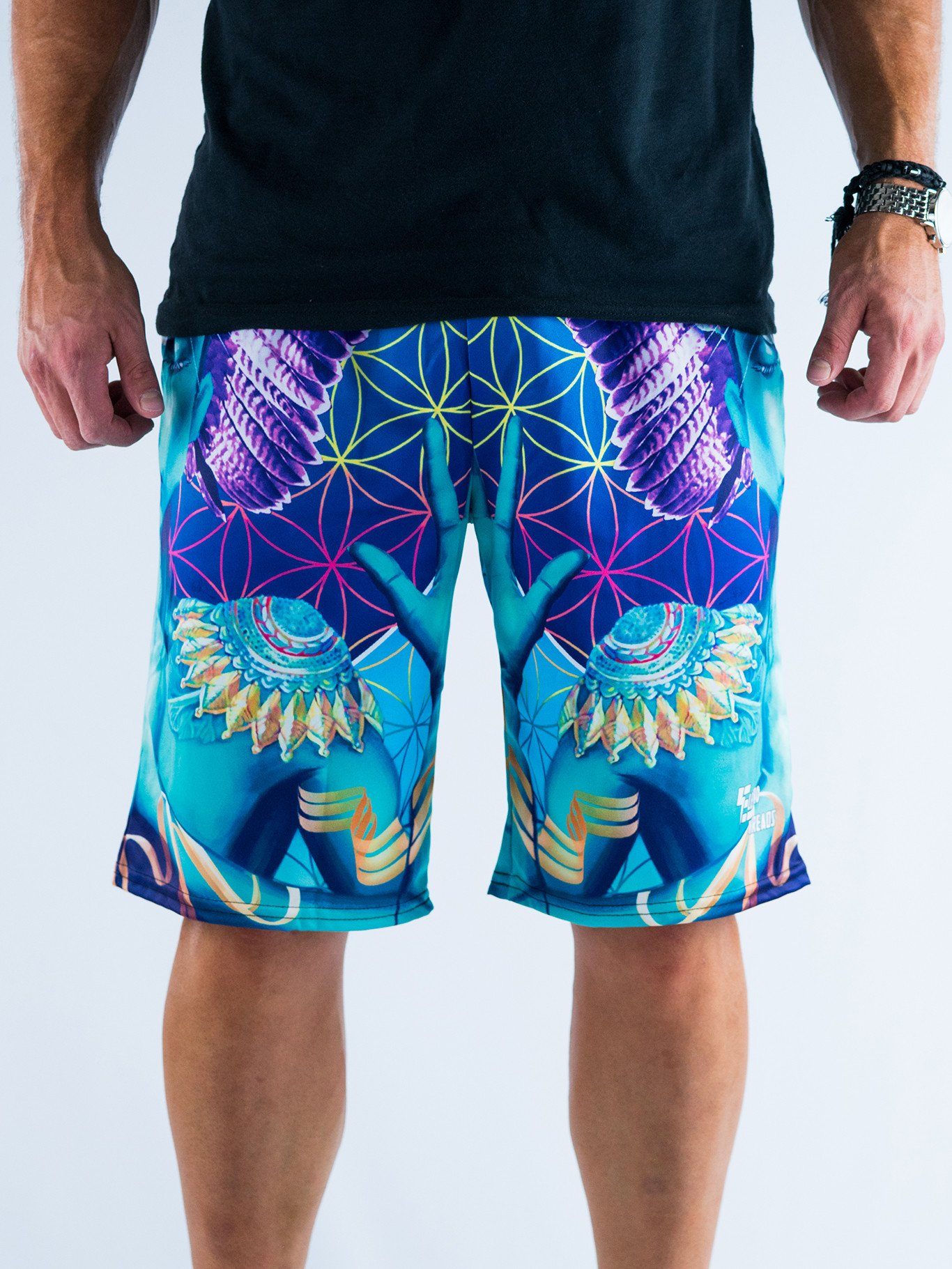 Power and Peace Shorts - Electro Threads
