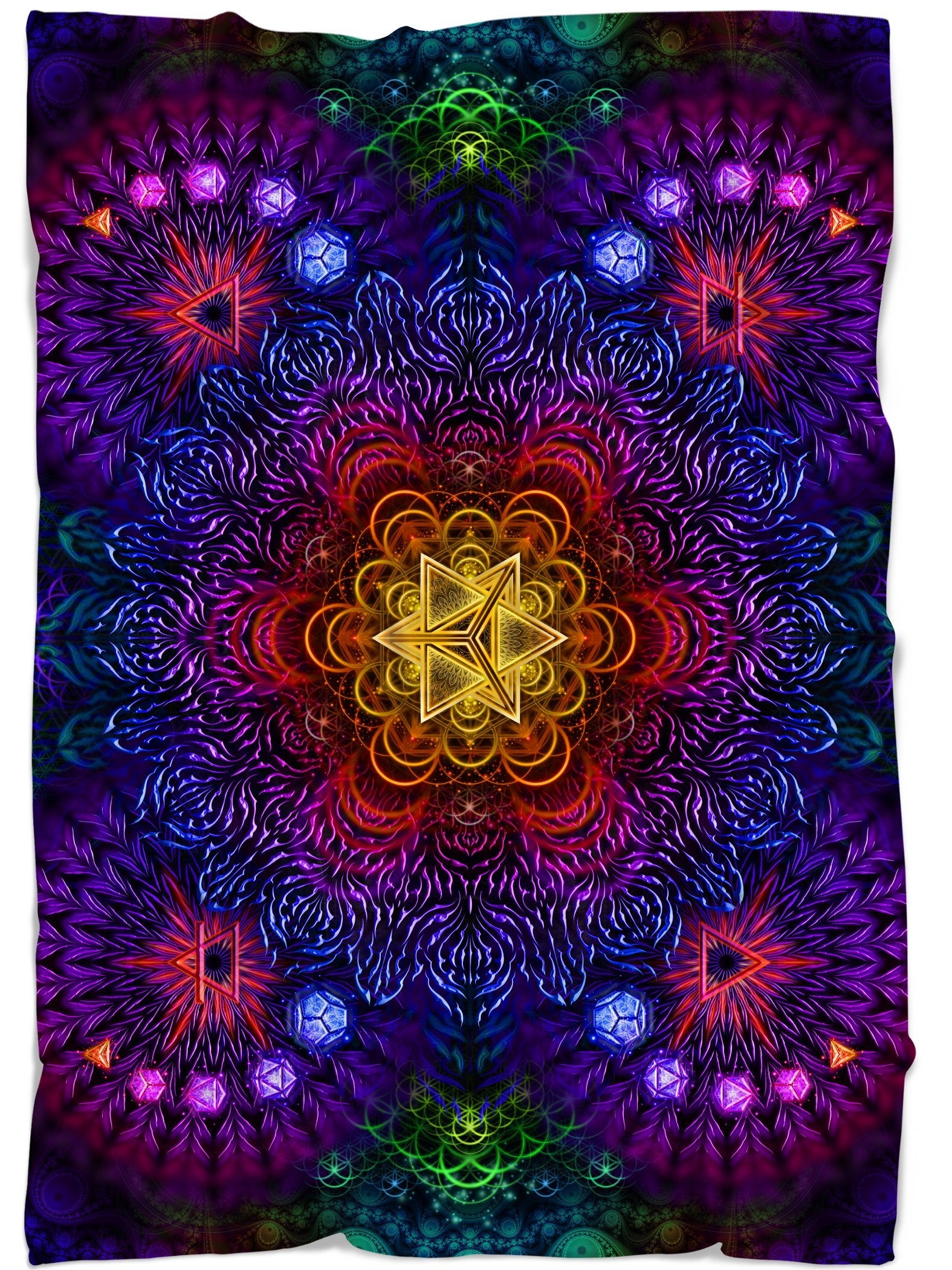 Psychedelic Awakening Blanket Electro Threads