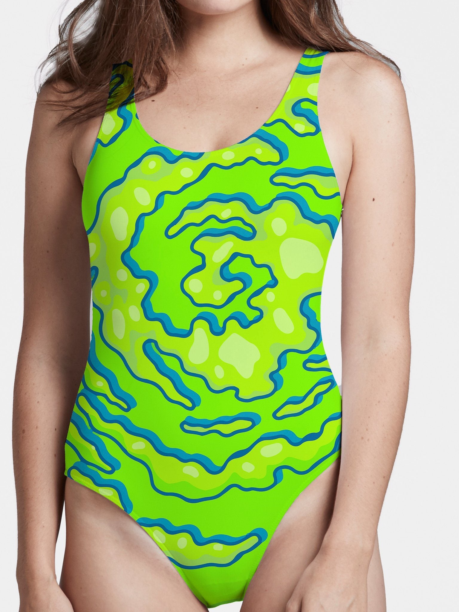 Rick And Morty Neon Portal One Piece Electro Threads