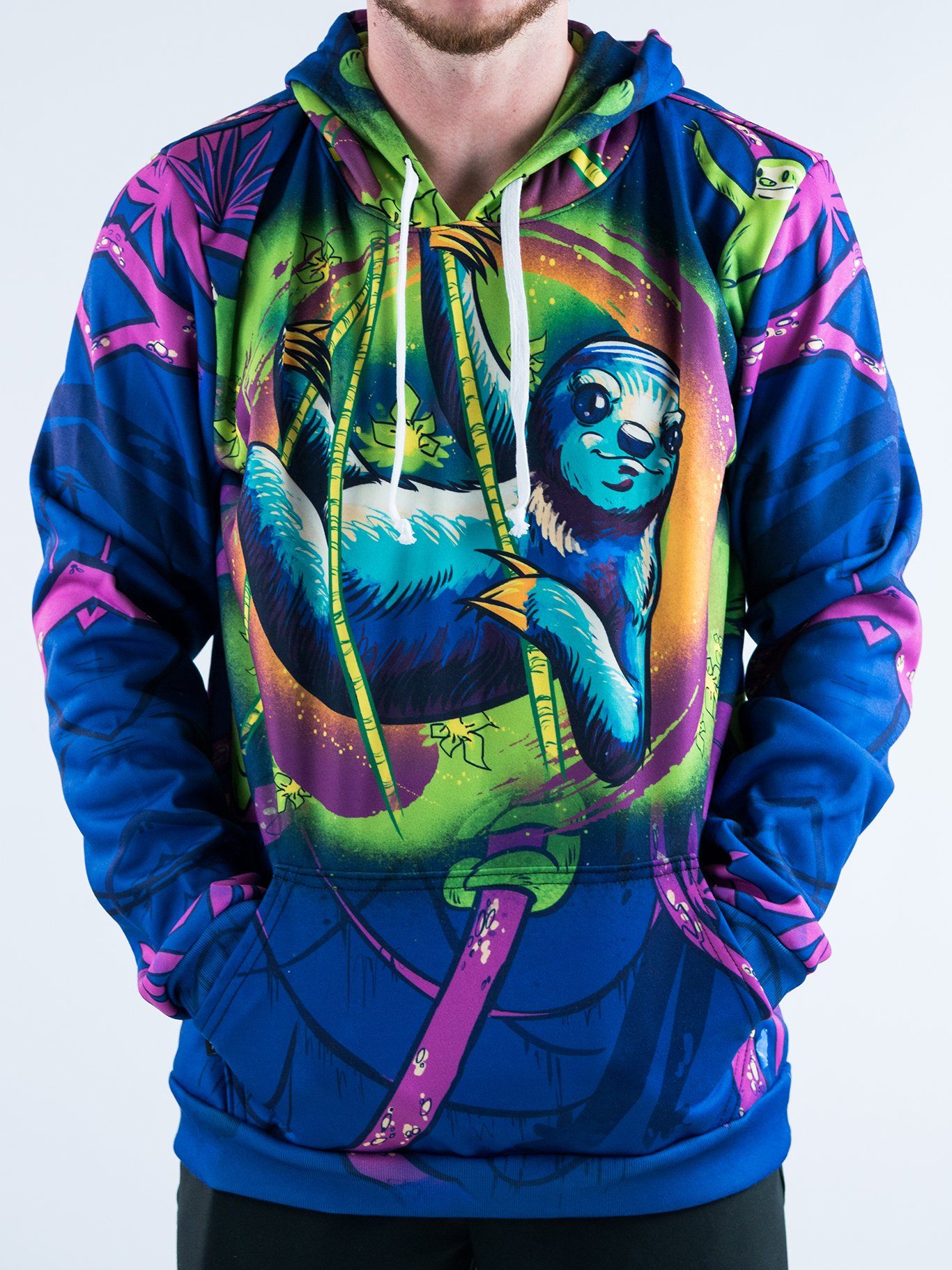 Sloth Life Unisex Hoodie - Electro Threads