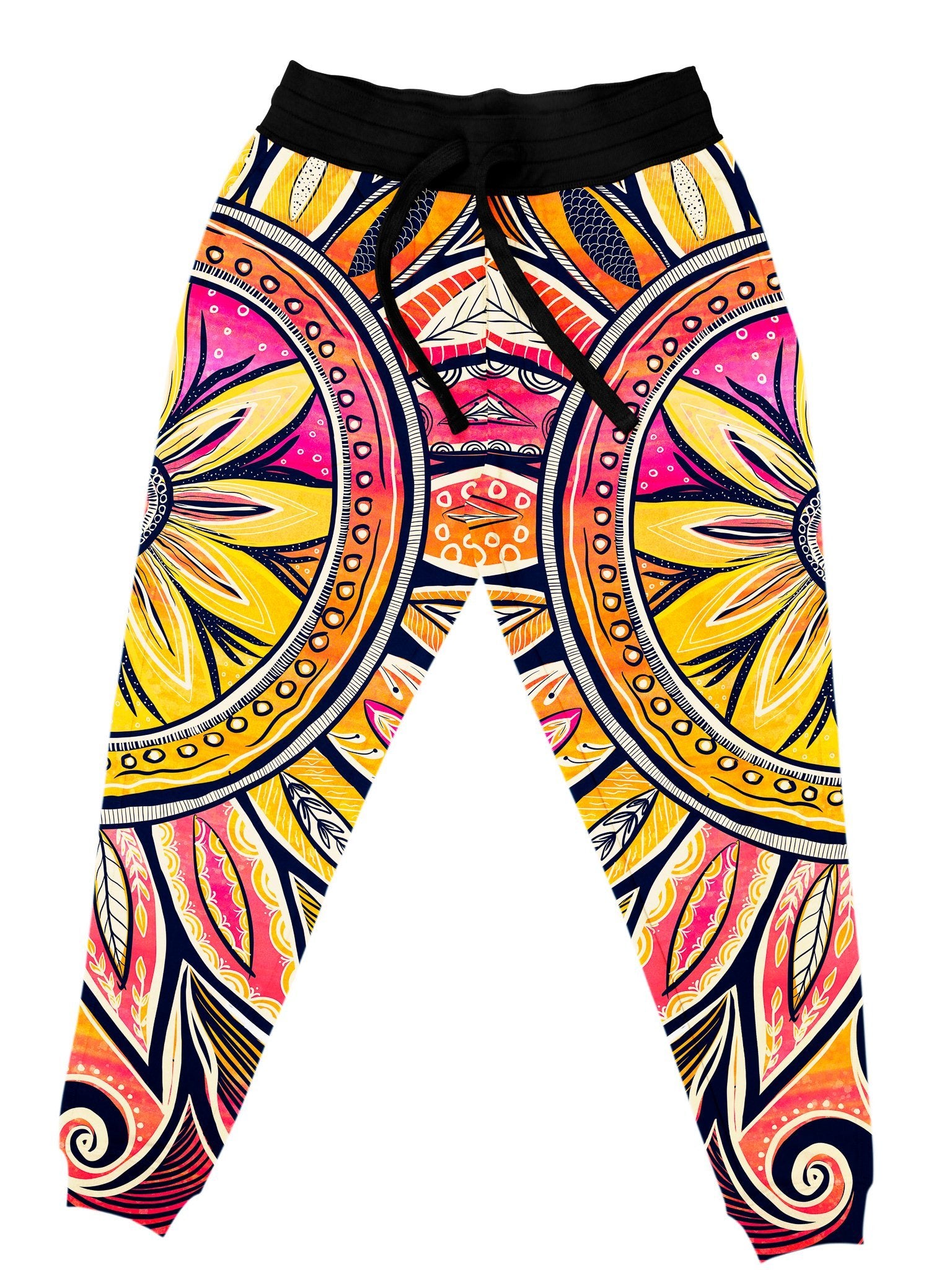 Sun & Moon-Ray Mandala Yoga Shorts - Electro Threads