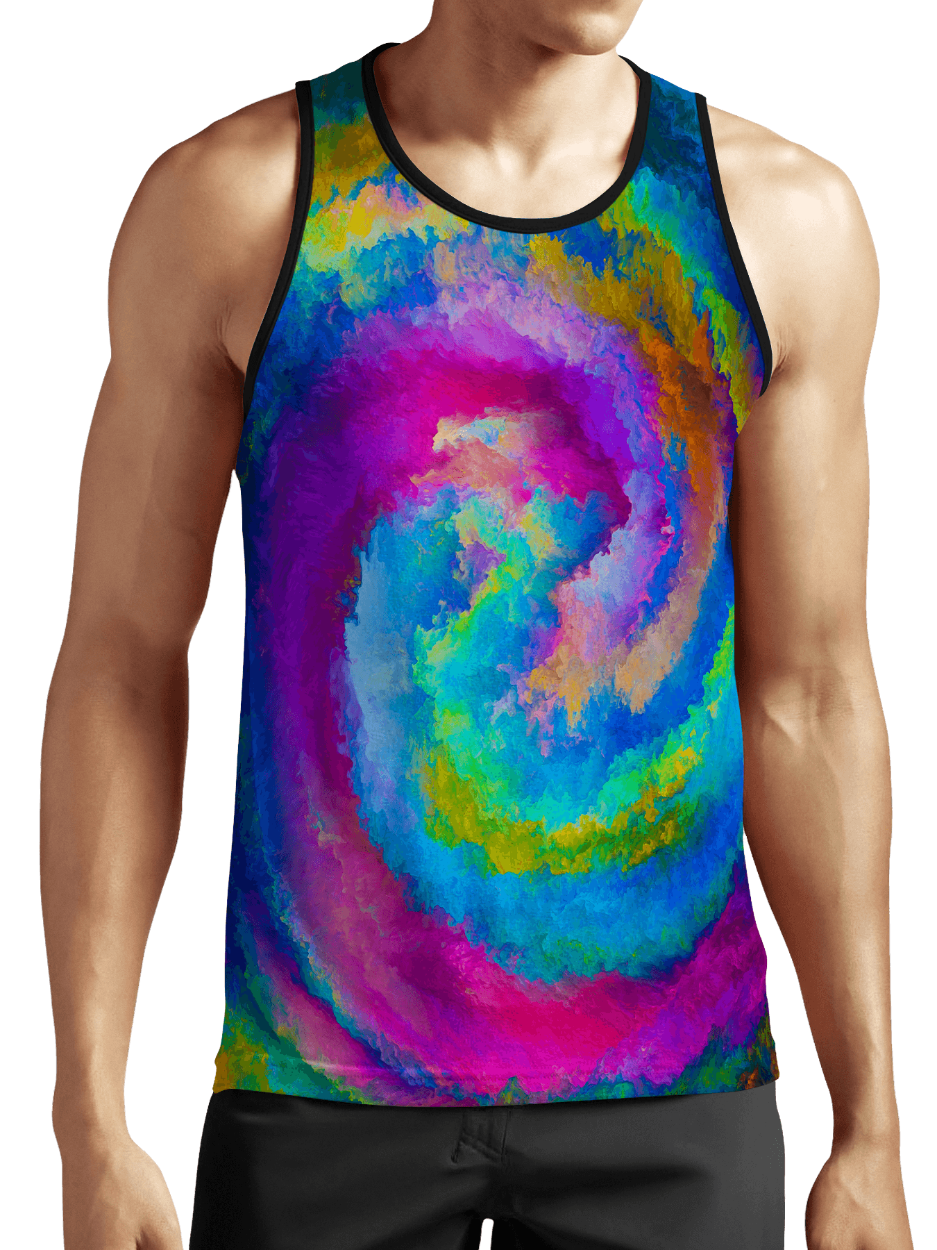 Virtualization of Colors Unisex Tank Top - Electro Threads