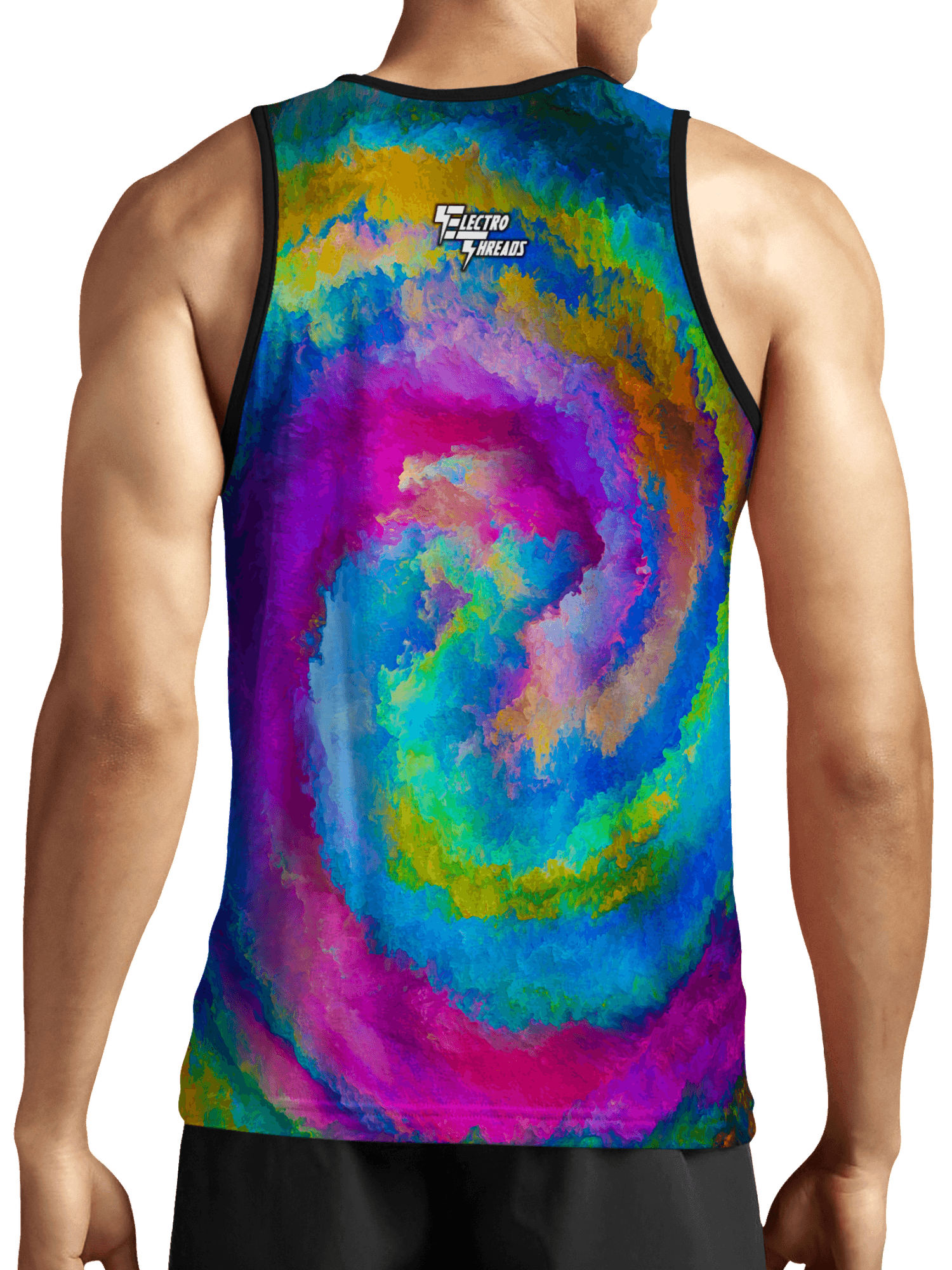 Virtualization of Colors Unisex Tank Top - Electro Threads