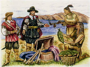 Early use of Tobacco, North America
