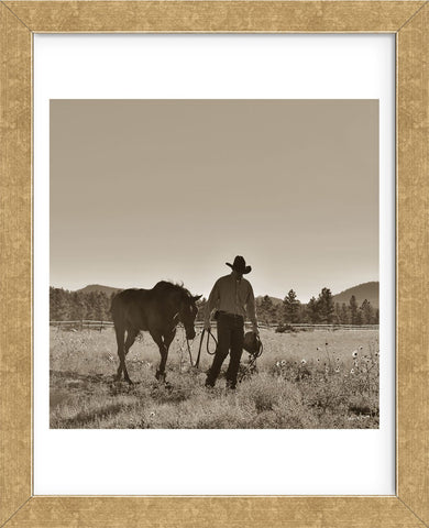 There Will Be Peace In The Valley (sepia) (Framed) | McGaw Graphics