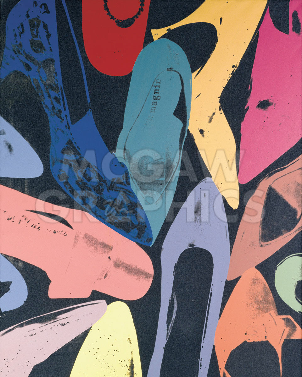 Diamond Dust Shoes, 1980 (lilac, blue, green) | McGaw Graphics