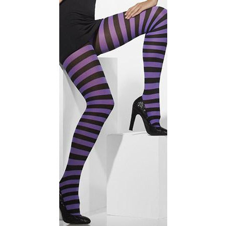 Women's Sheer Tights Vertical Stripes In Display Box