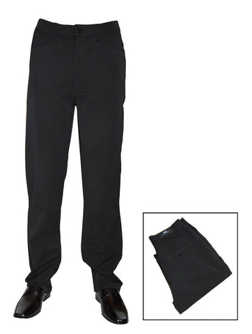 roman black trousers