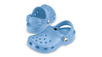 light blue crocs