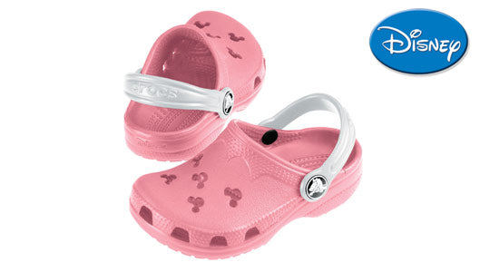 Crocs Kids Disney Style in Pink with a 