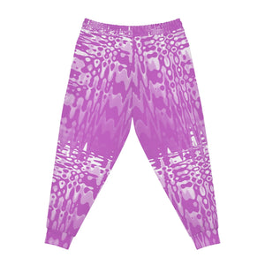 Beats by Black Cupid Blackout Cinema Athletic Joggers (AOP) pink