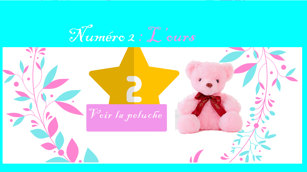 Les animaux kawaii, l'ours