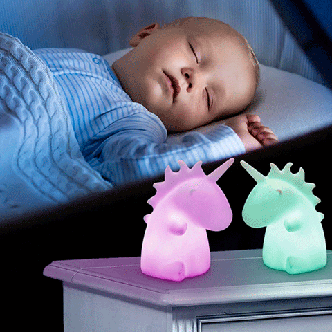 Lampe licorne junior qui illumine la chambre pour enfant,trop kawaii.