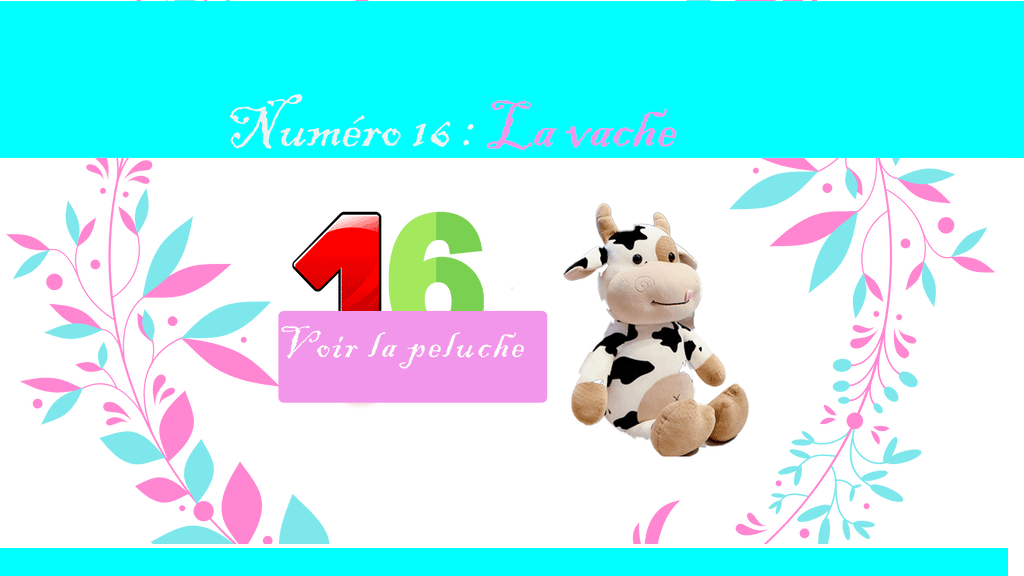 Les animaux kawaii,, la vache