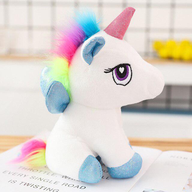 peluche licorne multicolore