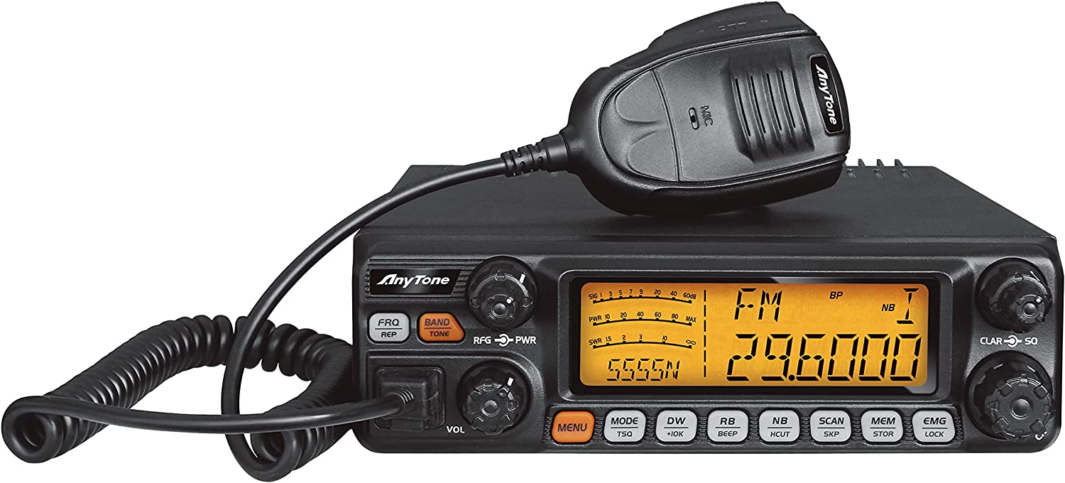 ANYTONE AT 5555N II (NEW VERSION) 10M 11M 5555 N HAM CB RADIO TRANSCEI – P  J Box