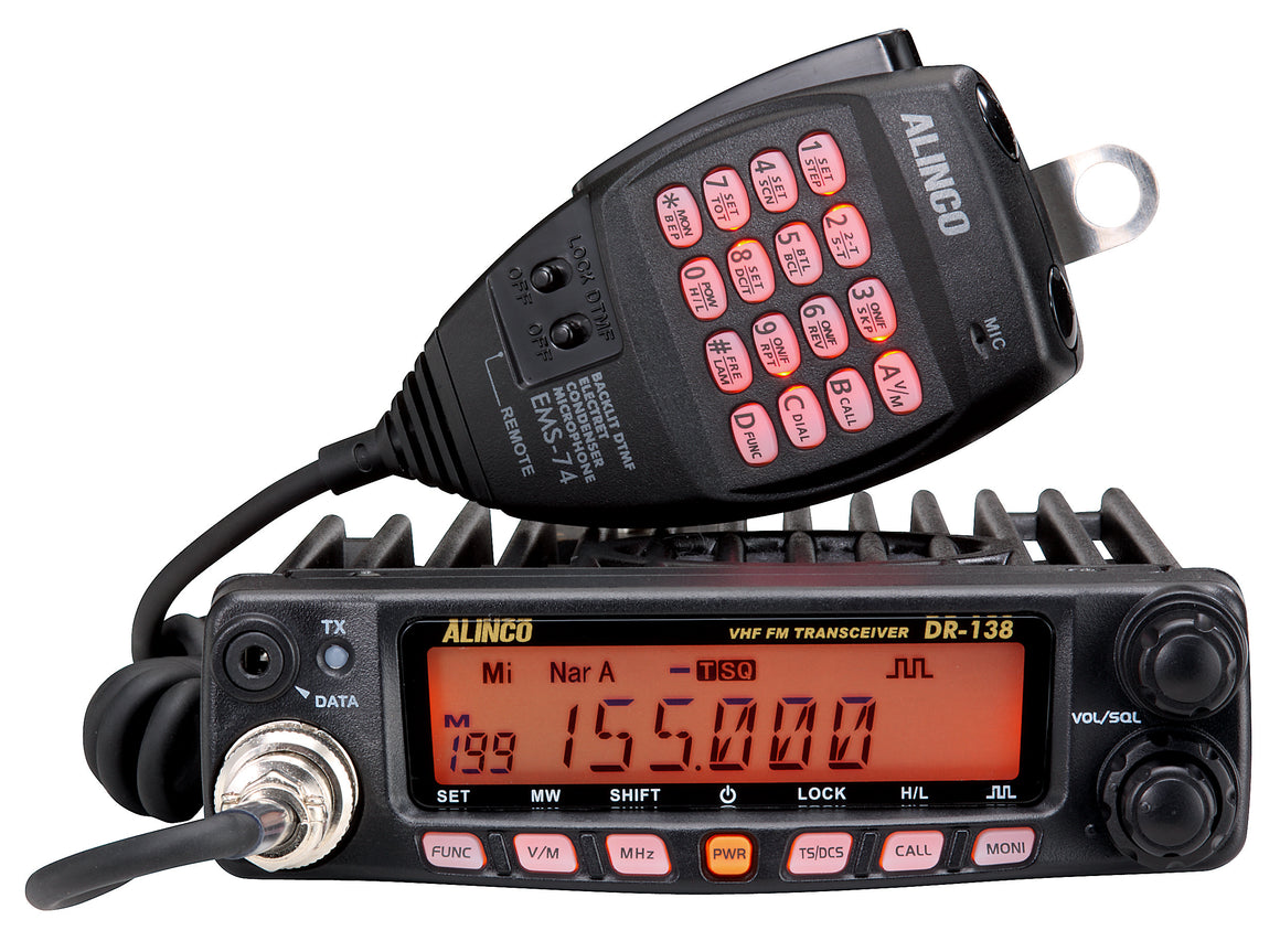 Alinco DR 138H 2M mobile VHF radio 138 – P J Box