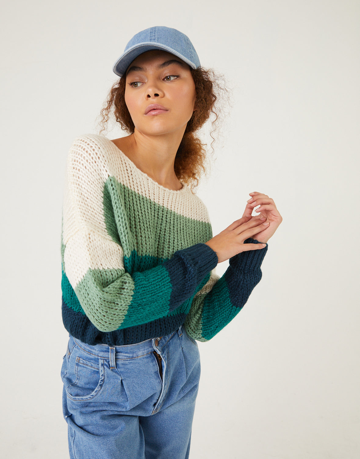 Corinna Colorblock Sweater – 2020AVE