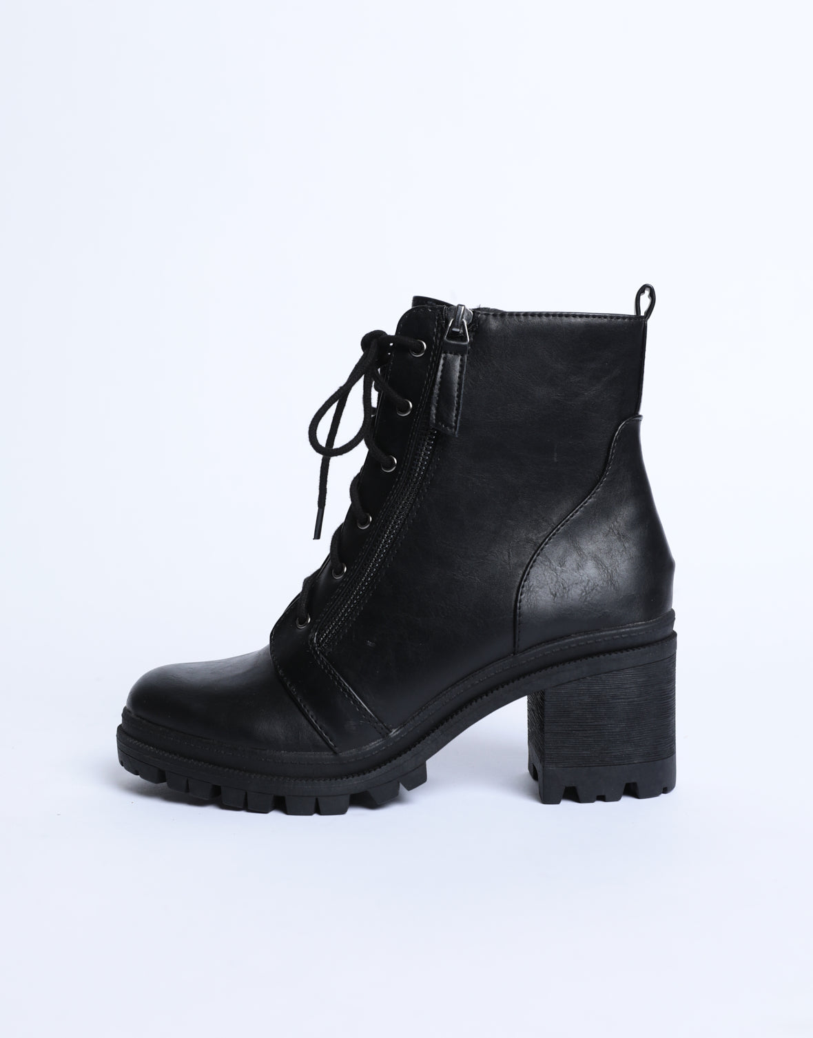 edgy black boots