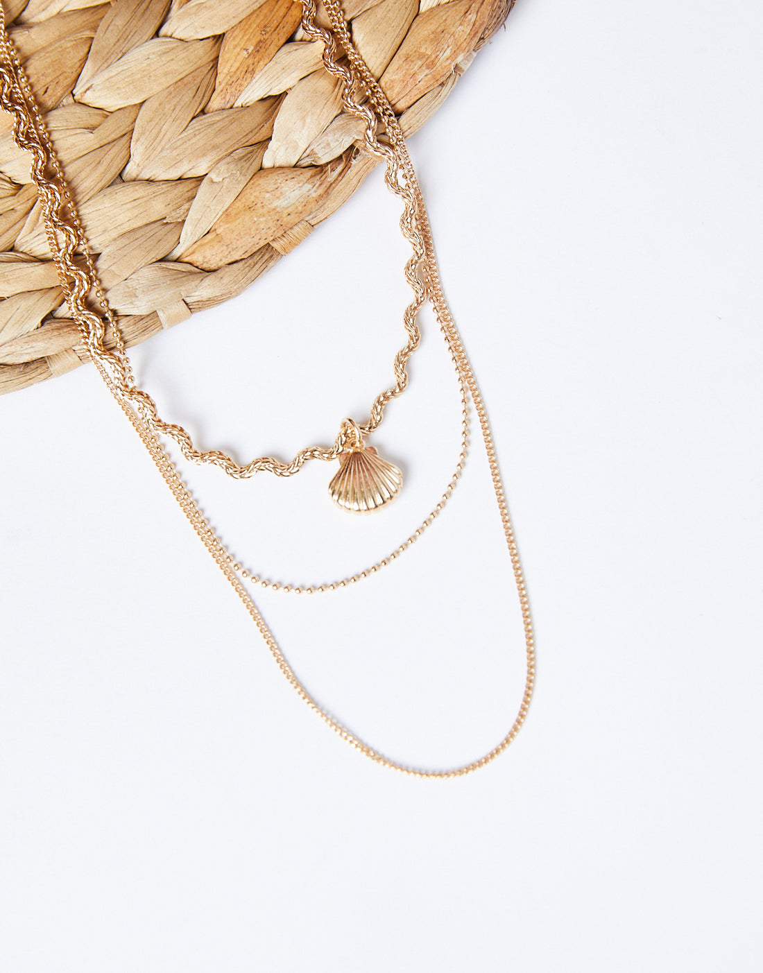 Layered Seashell Necklace – 2020AVE