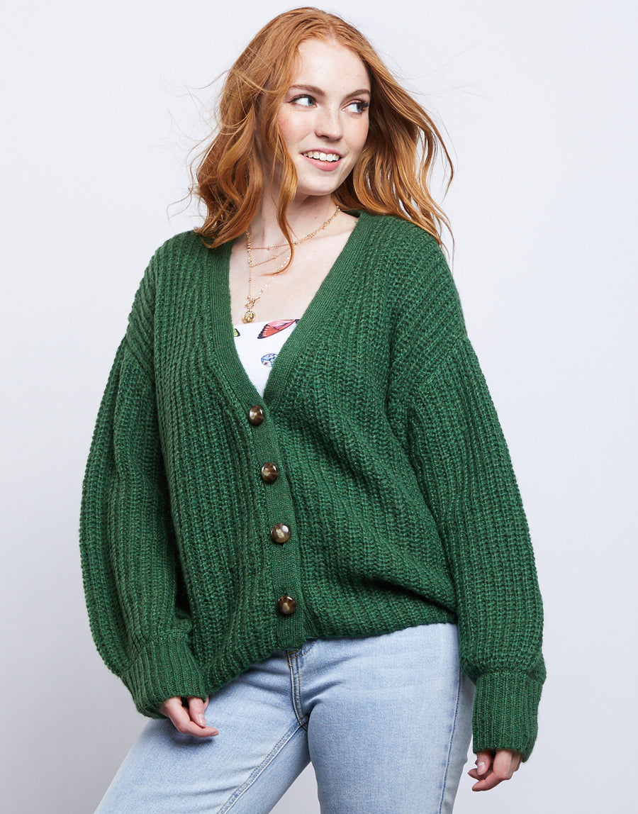 Luna Thick Knit Cardigan – 2020AVE