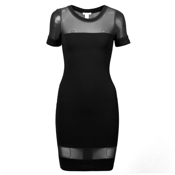 Meshy Bodycon Dress - Bodycon Dress - Party Dress – Dresses – 2020AVE