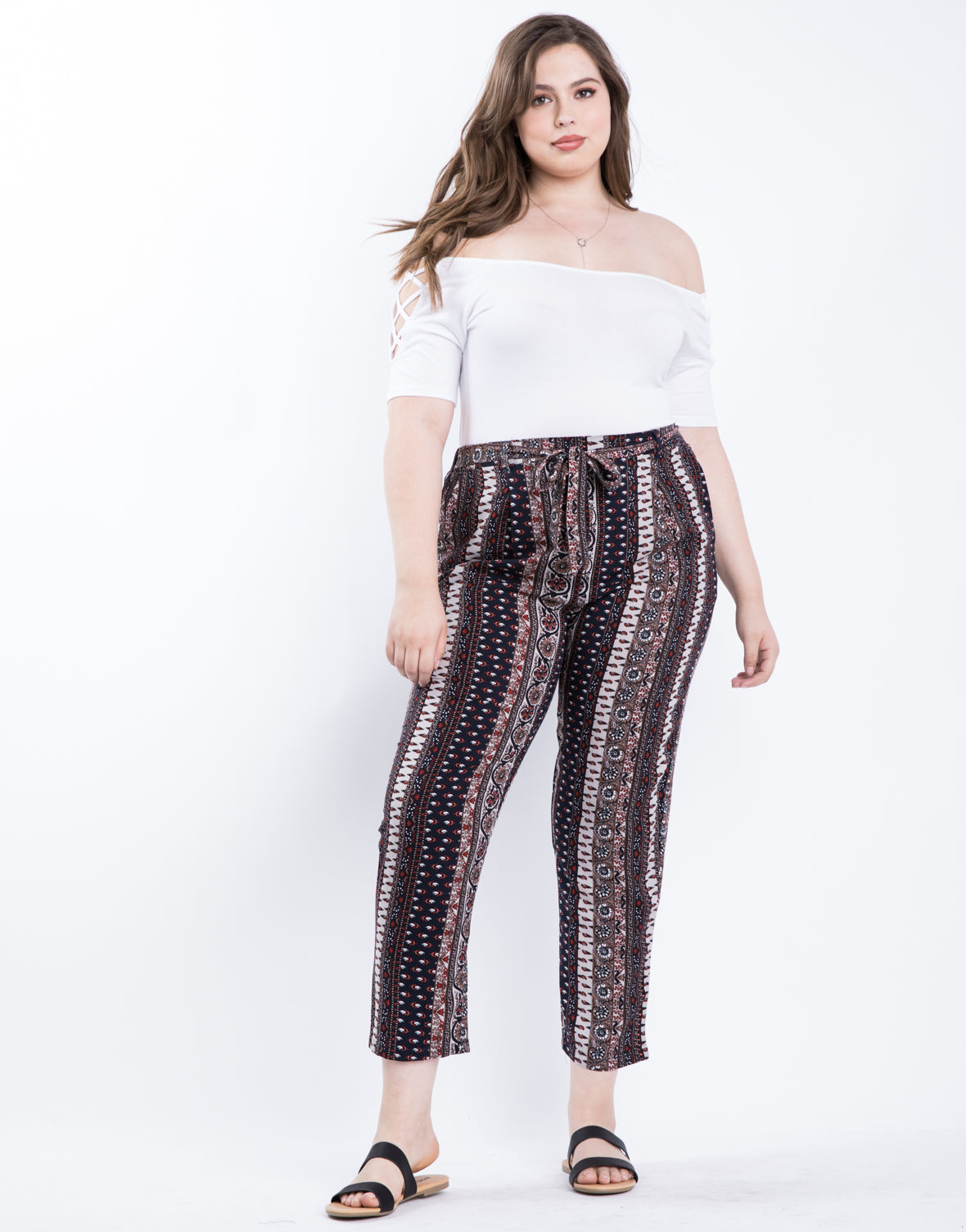 plus size bohemian pants