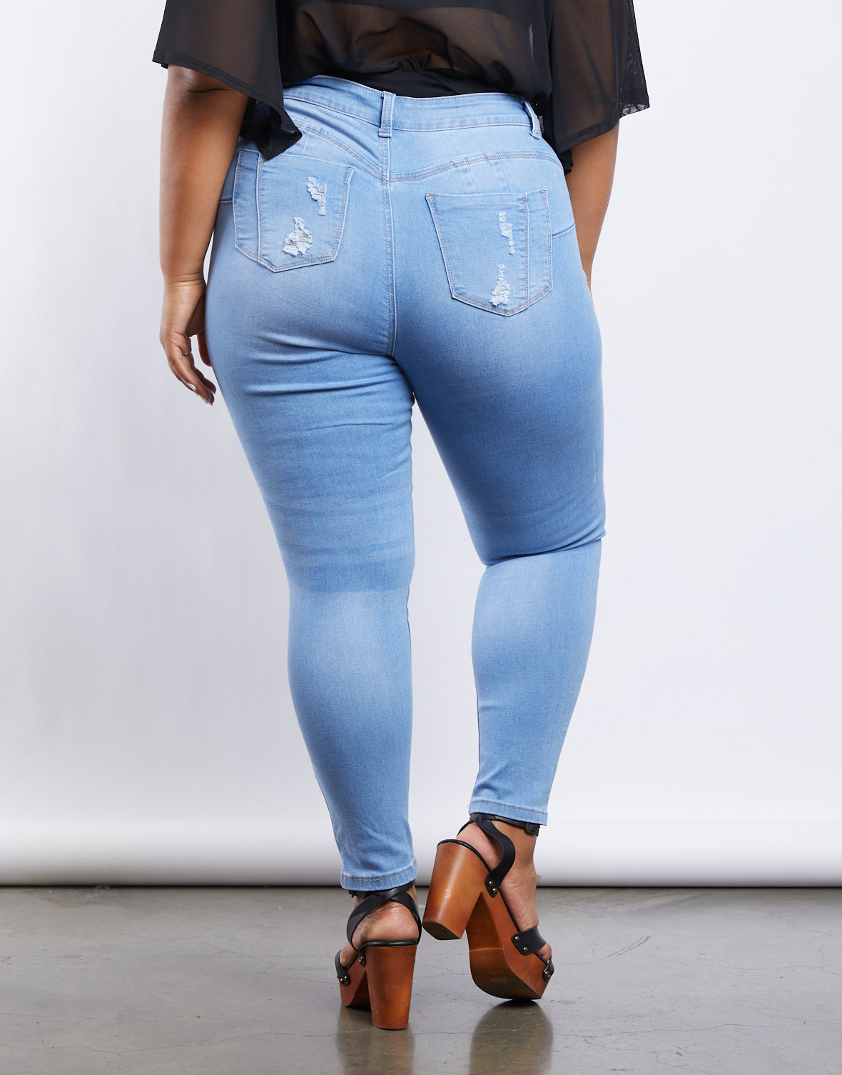Plus Size Lilia Ripped Jeans - Plus Size Jeans - Plus Size Denim – 2020AVE