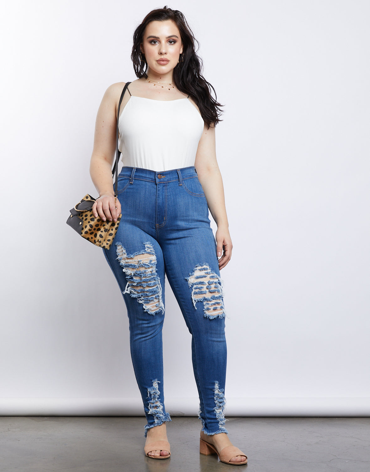 cheap plus size jeans